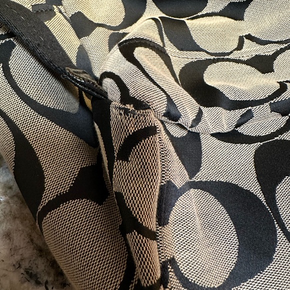 Coach Signature Black and Tan Backpack - Picture 12 of 12